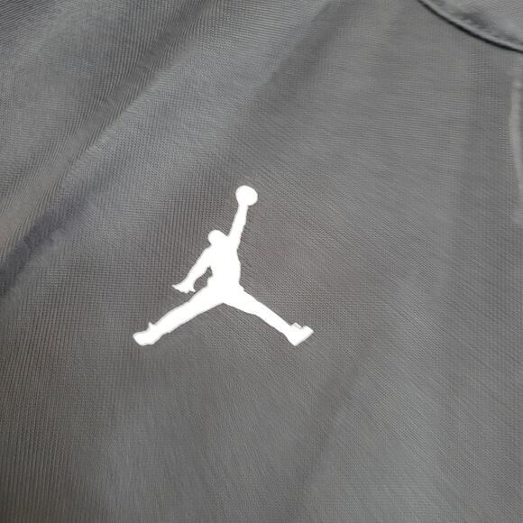 Jordan Jumpman Northern Basketball Full Zip Black White Warm-up Jacket Men's L - Picture 3 of 7